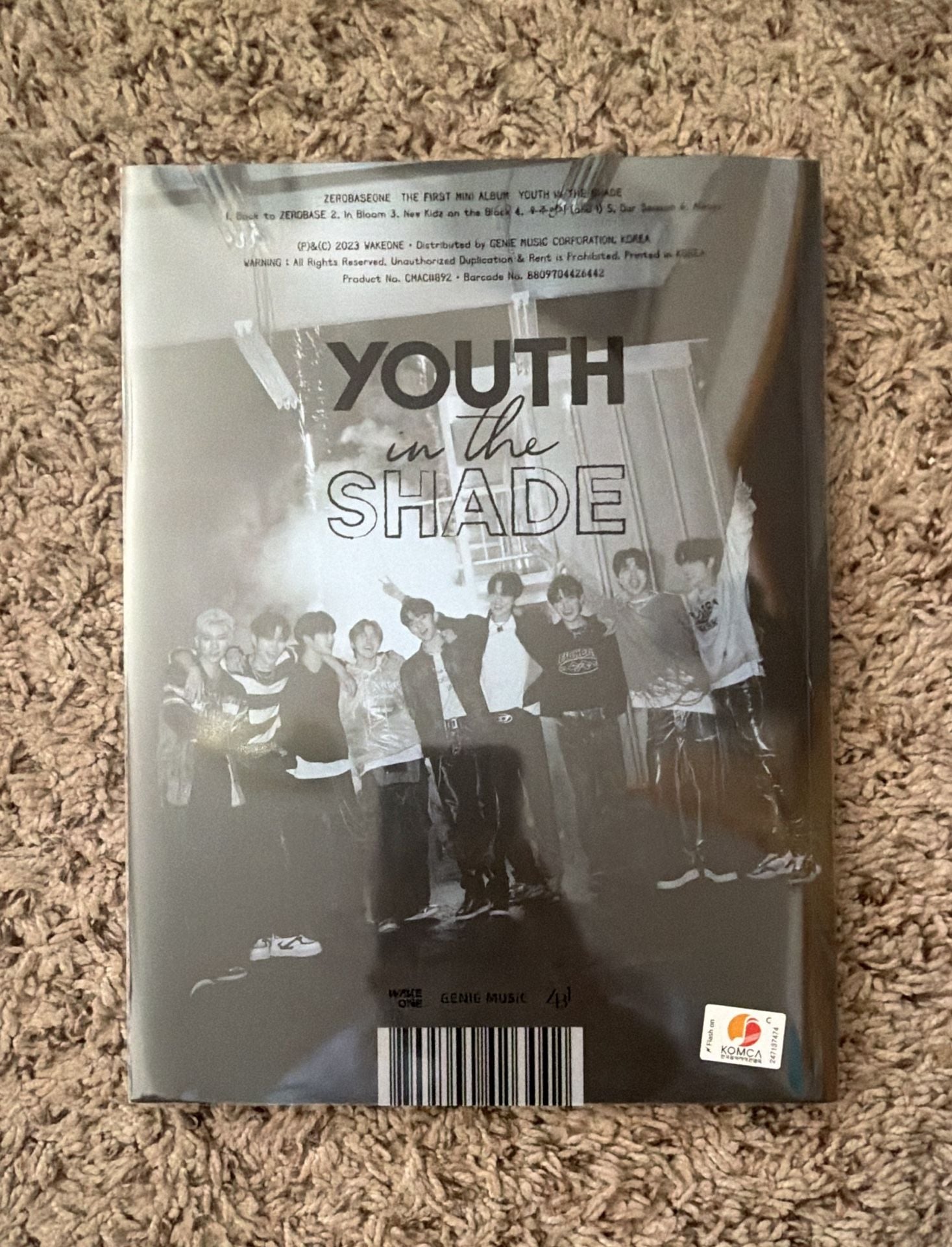 ZEROBASEONE Youth In The Shade 1st Mini Album Set 2