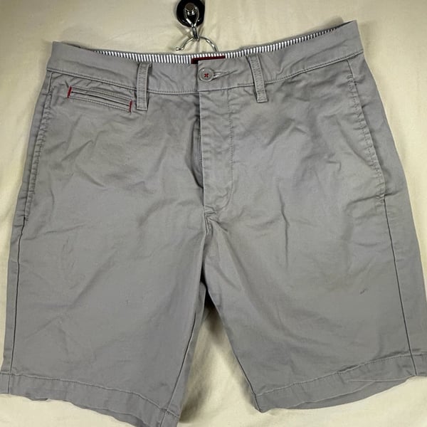 UNTUCKit St. Vincent Chino Shorts Size W30 Gray Stretch Cotton