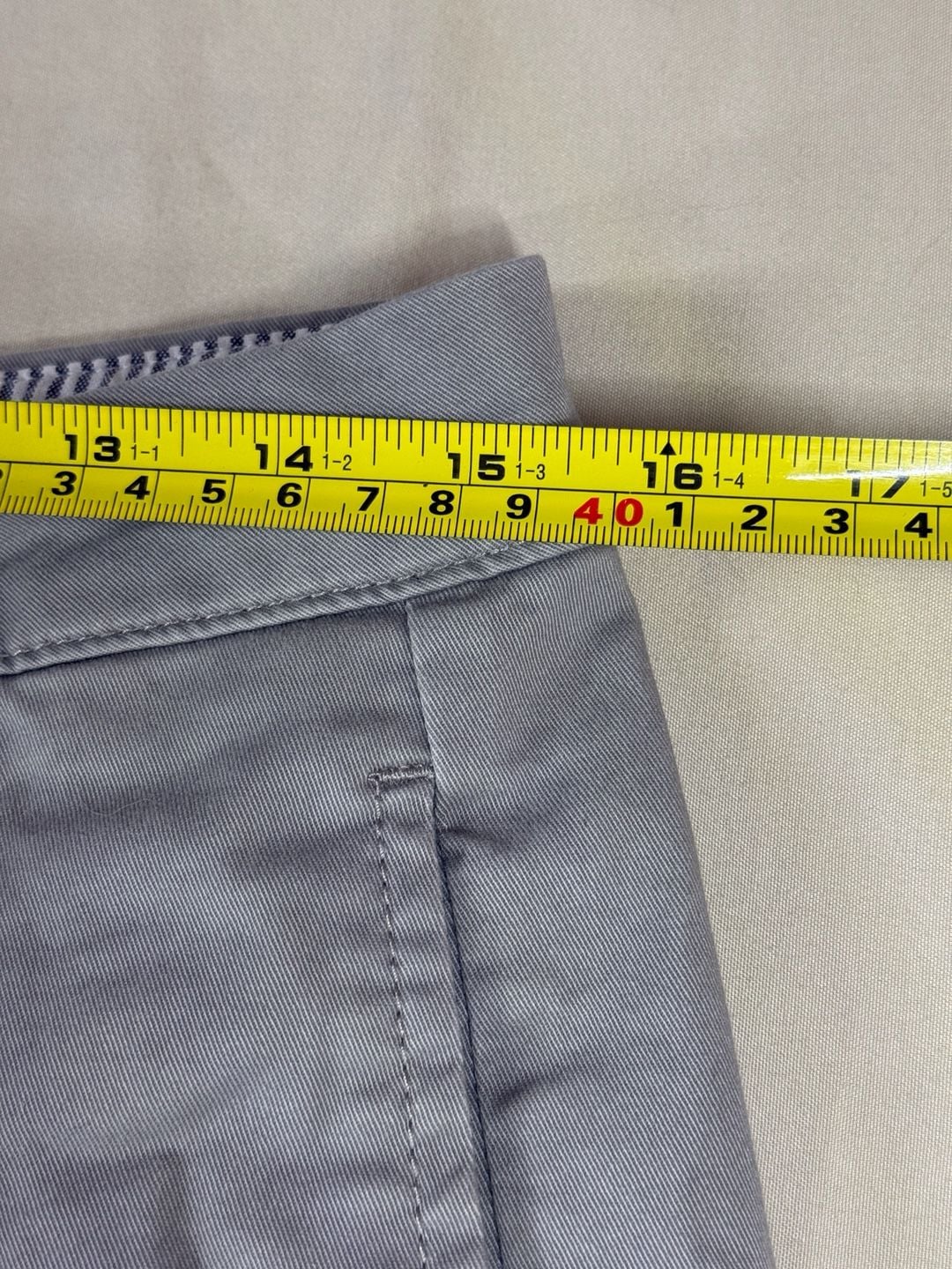 UNTUCKit St. Vincent Chino Shorts Size W30 Gray Stretch Cotton 6