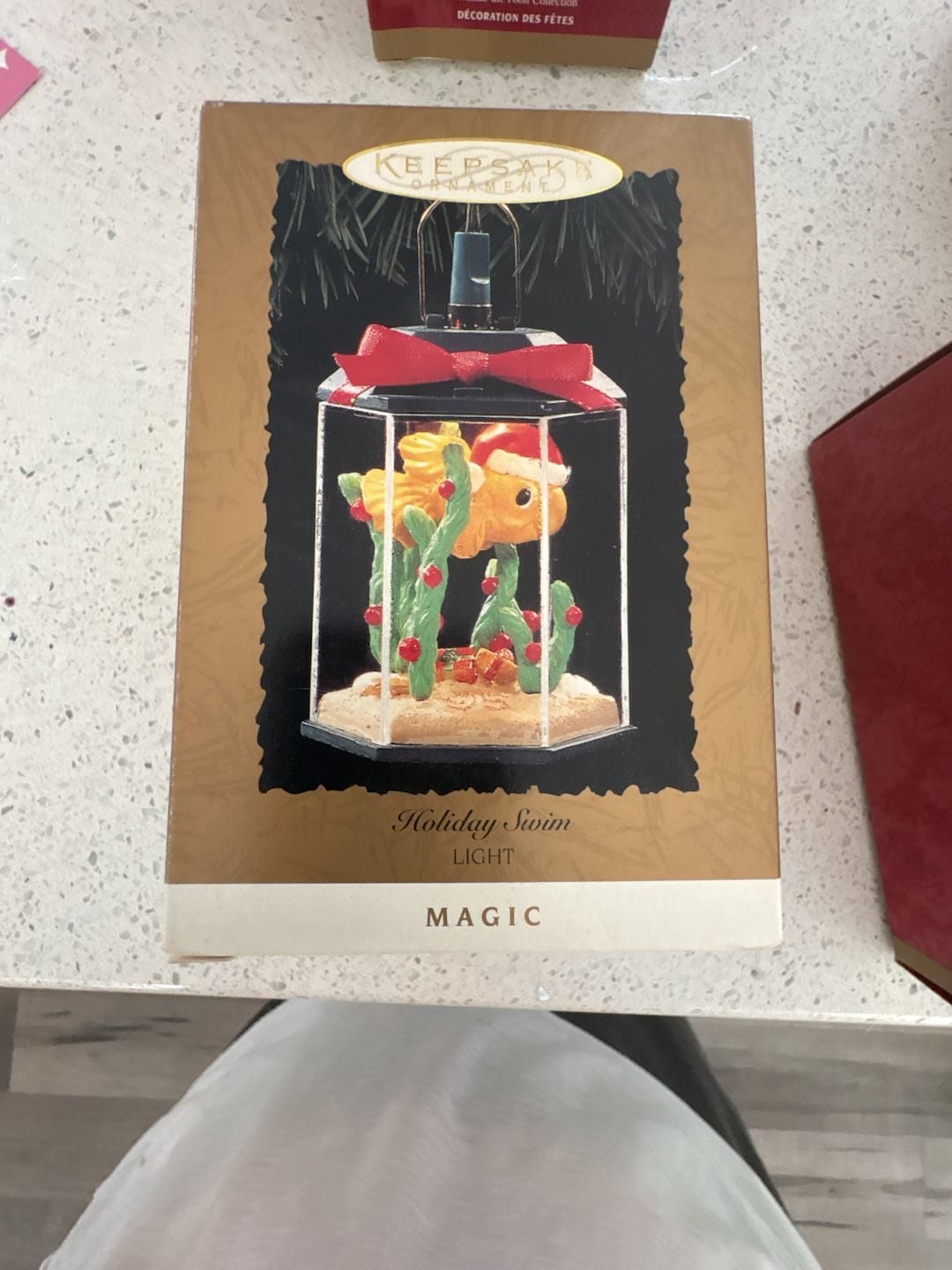 New Hallmark Holiday Swim Light Magic Keepsake Ornament 1995 Never been out of the box 1