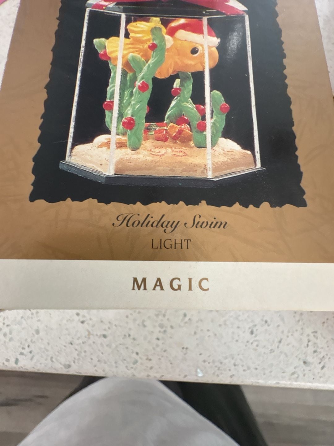 New Hallmark Holiday Swim Light Magic Keepsake Ornament 1995 Never been out of the box 2