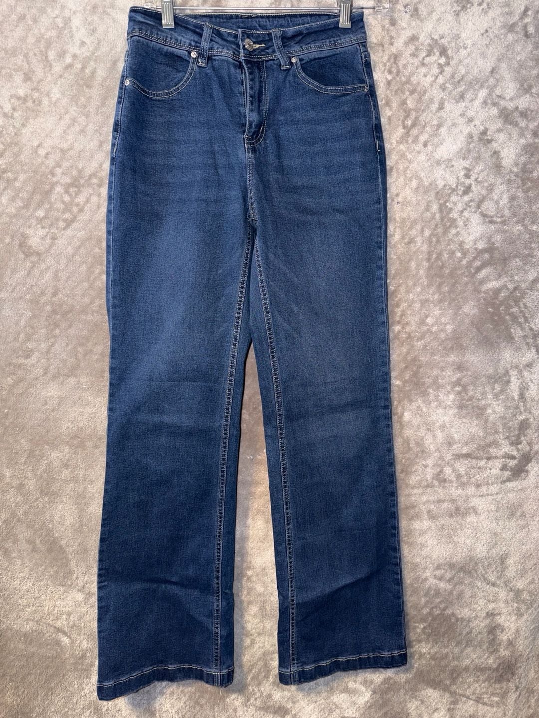 Unbranded Straight Leg Denim Jeans Blue Women’s Small 3