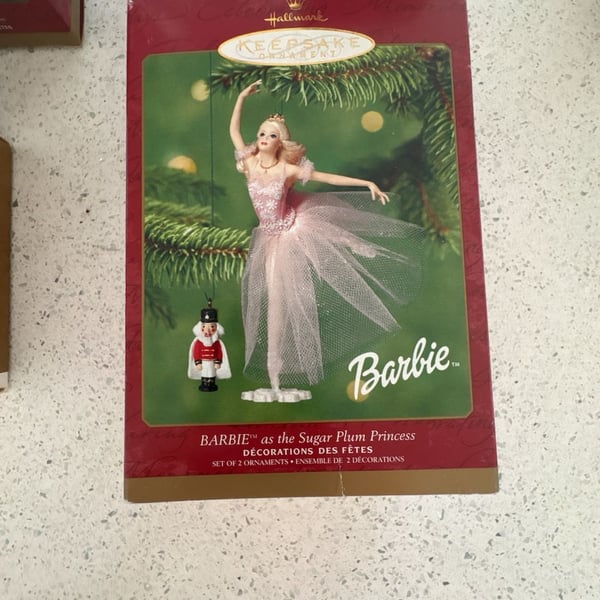 New Hallmark Keepsake Ornament Barbie as the Sugar Plum Princess Nutcracker 2001
Never been out of the box!