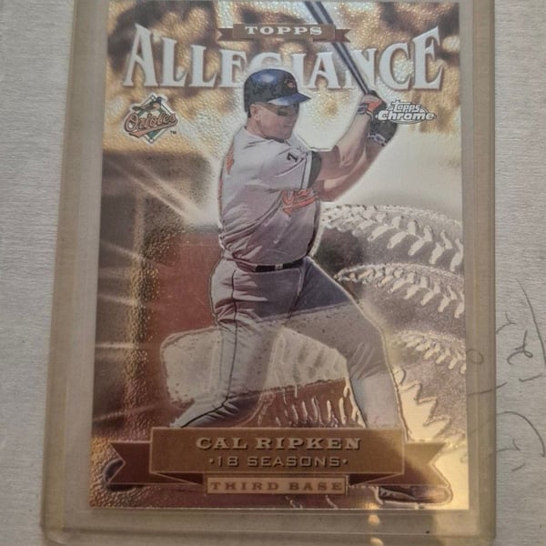 Topps Cal Ripken Jr. Allegiance Chrome Trading Card TA4