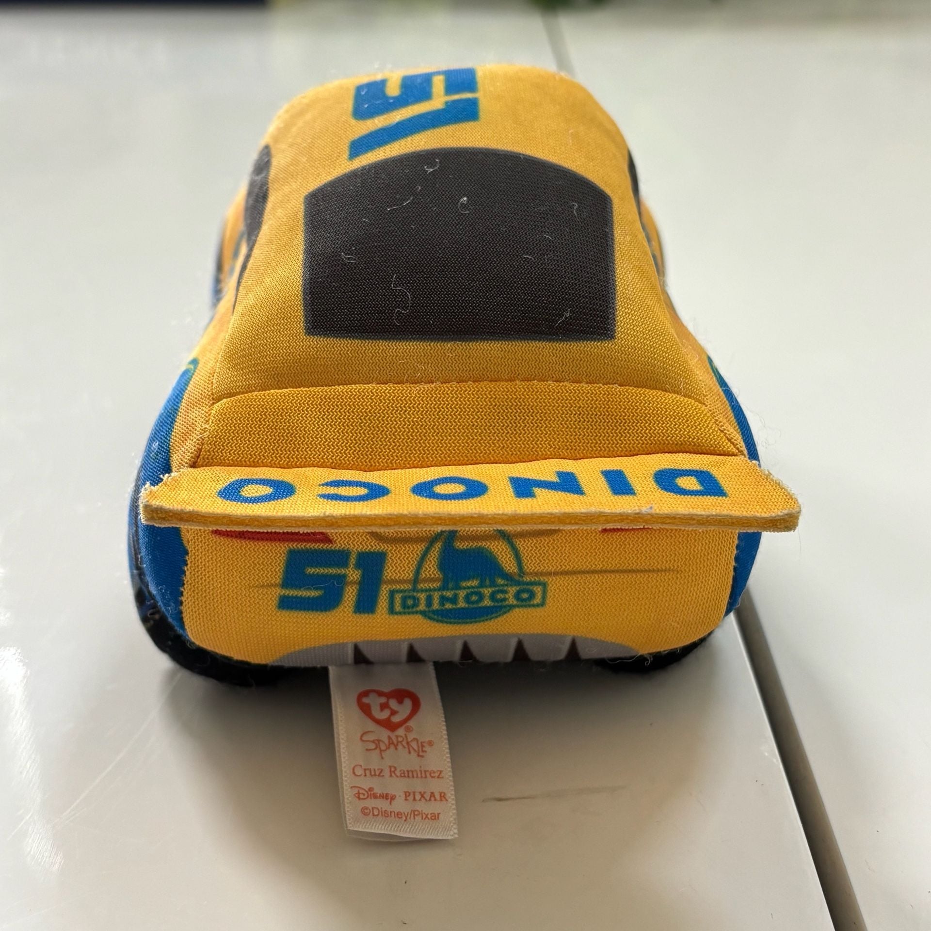 Ty Sparkle Disney Pixar Cars Cruz Ramirez Dinoco 51 Plush Toy 7