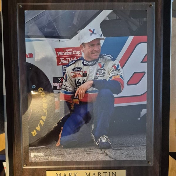 Mark Martin Nascar Photo Plaque 11 x 14