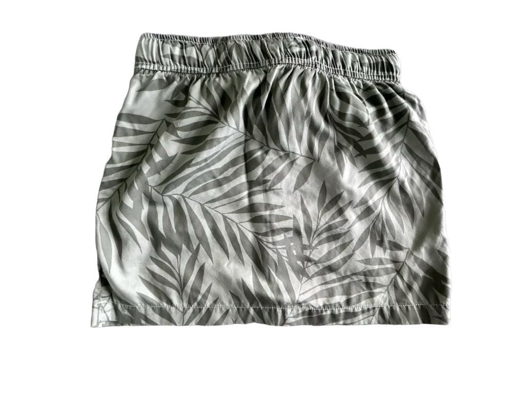 Nicole Miller New York Palm Print Skort Size S Green Lyocell 4