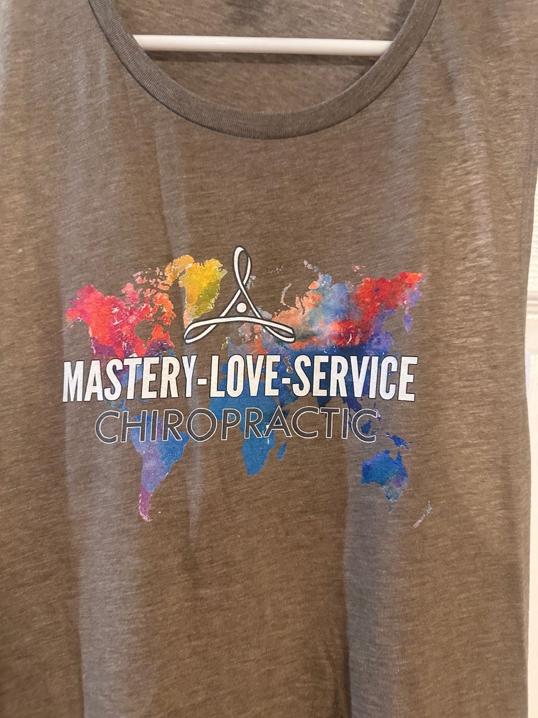 Next Level Apparel Mastery-Love-Service Chiropractic Tank Top Size M 3