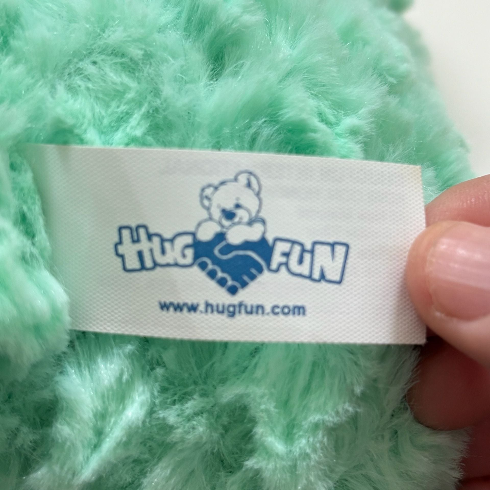 Hugfun Green Frog 12 Inch Holding Pink Flower Plush Stuffed Animal 3