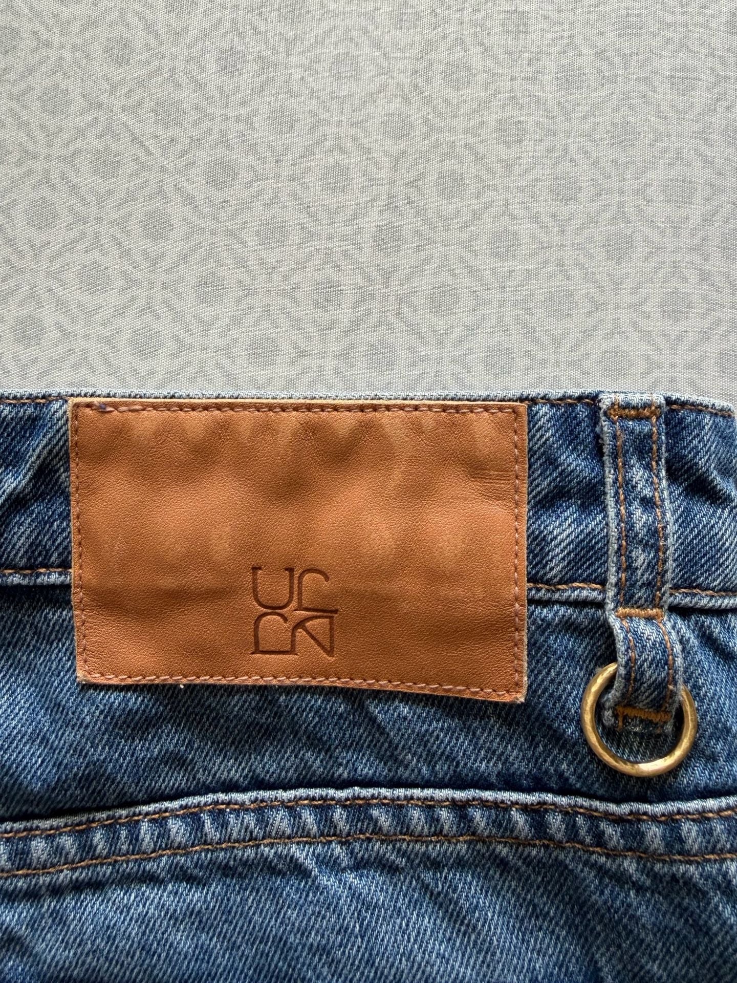 Ulla Johnson The Lou Wide Leg Jeans Button Fly High Rise Denim Women's Size 29 9