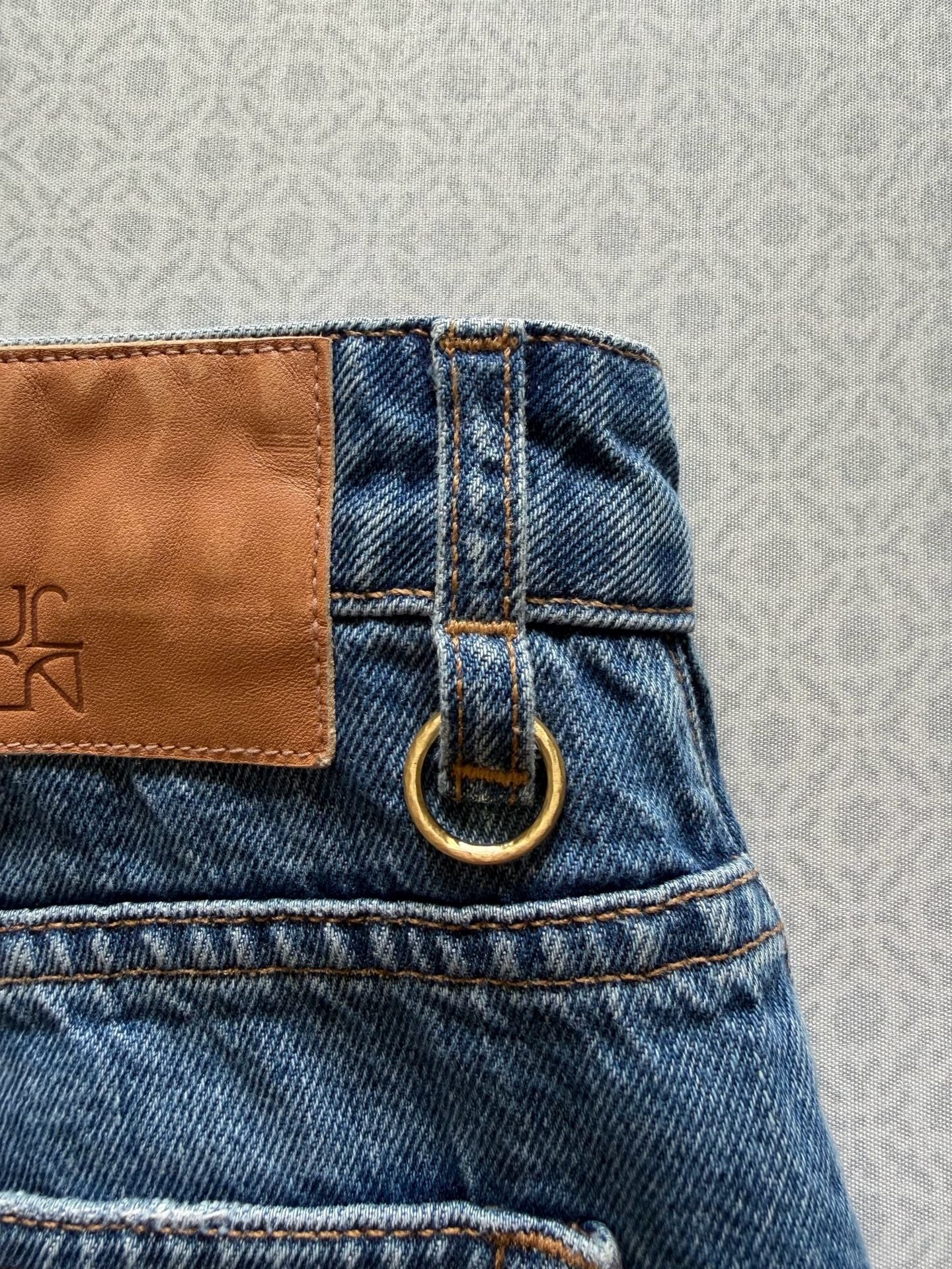 Ulla Johnson The Lou Wide Leg Jeans Button Fly High Rise Denim Women's Size 29 10