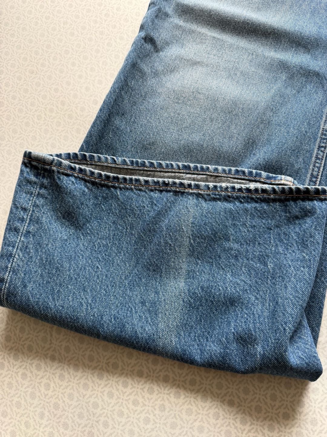 Ulla Johnson The Lou Wide Leg Jeans Button Fly High Rise Denim Women's Size 29 13