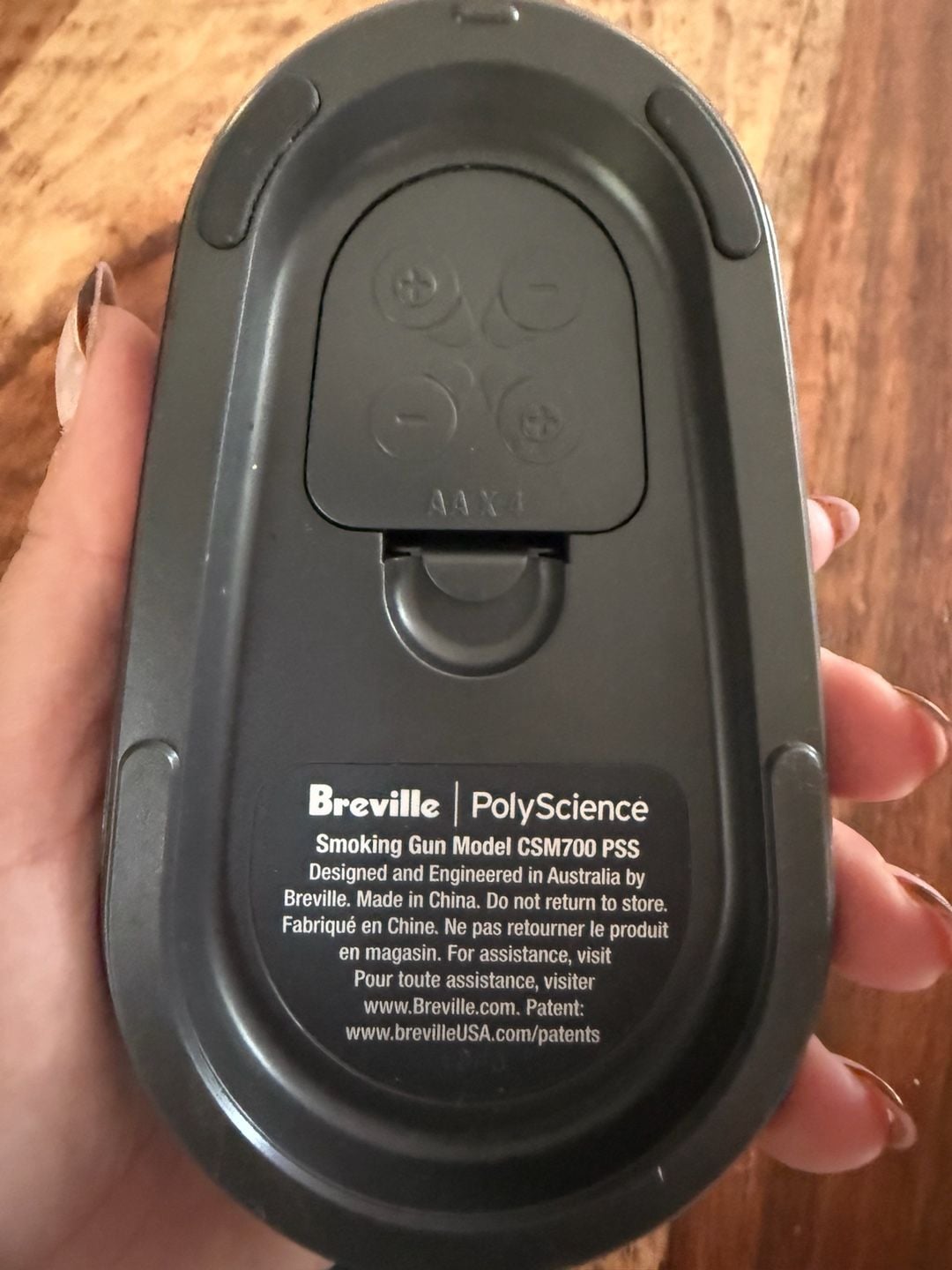 Breville PolyScience Smoking Gun Model CSM700 PSS 6