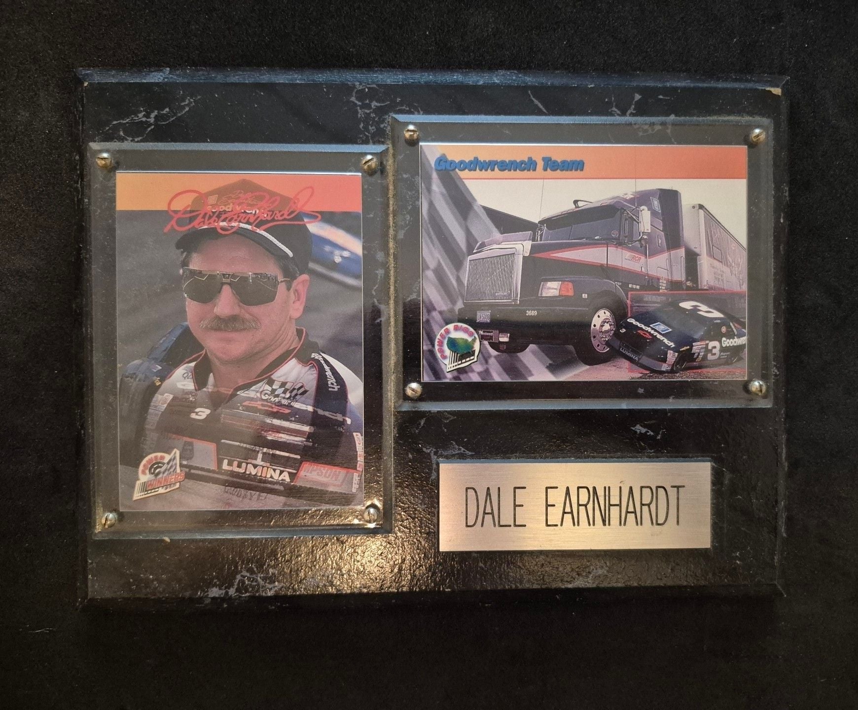 Vintage Dale Earnhardt Limited Edition Sports Collectibles Plaque 6 x 8 3