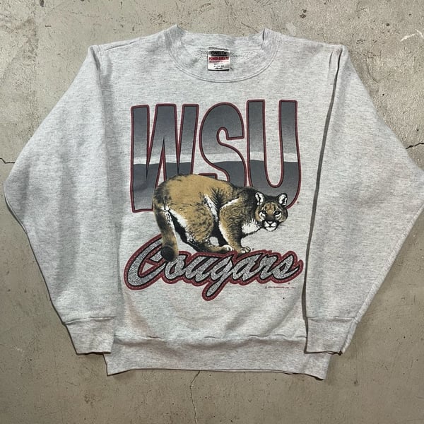 Washington State University Cougars Sweatshirt Size M Vintage 1993