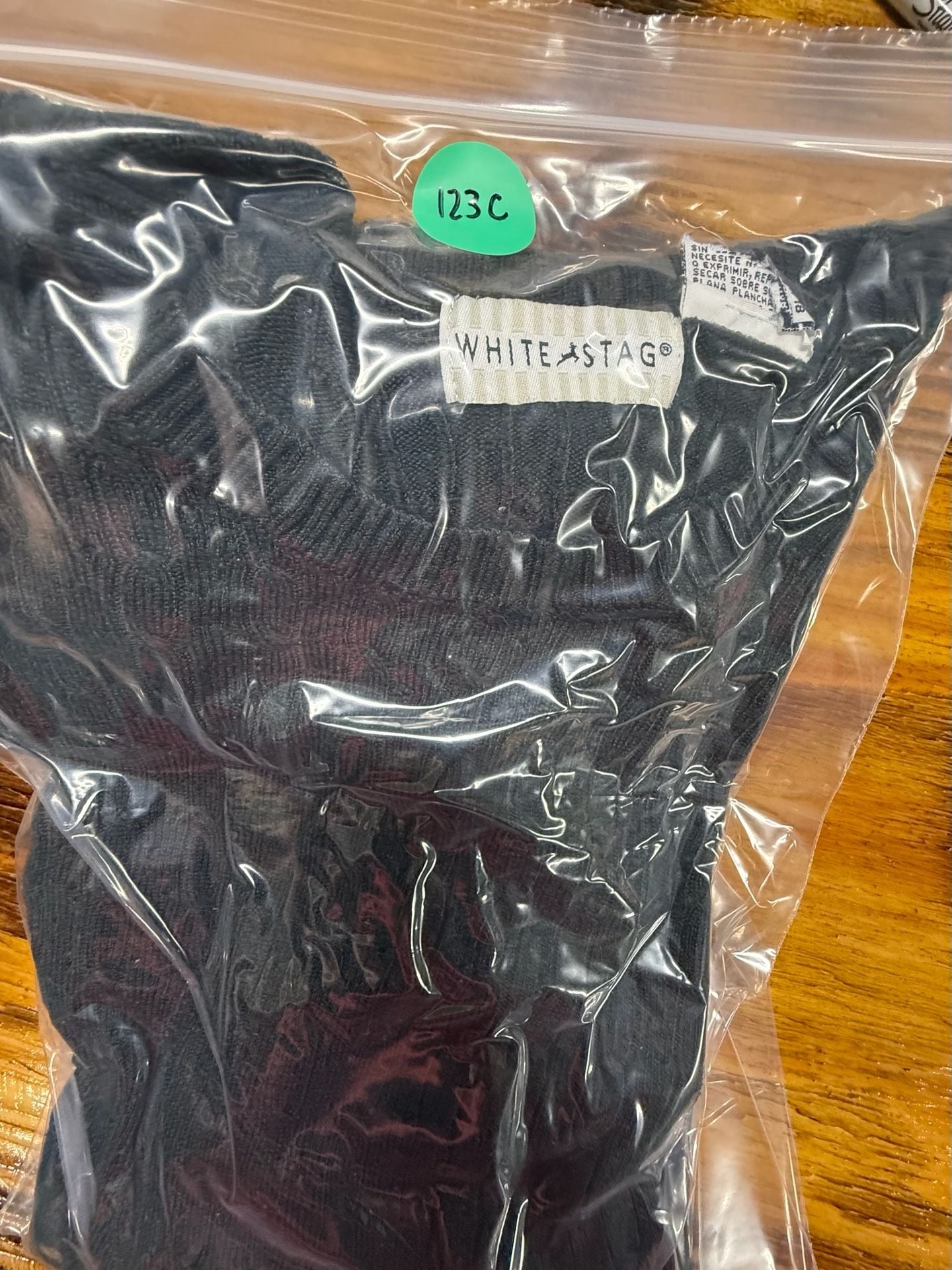 White Stag Sweater Size Extra Large 16/18 Black Knit 6