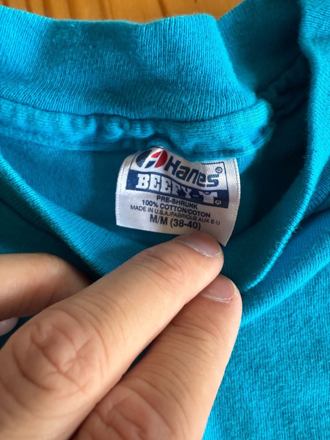 Hanes Beefy-T Northern California Conference T-Shirt Size M Blue 6
