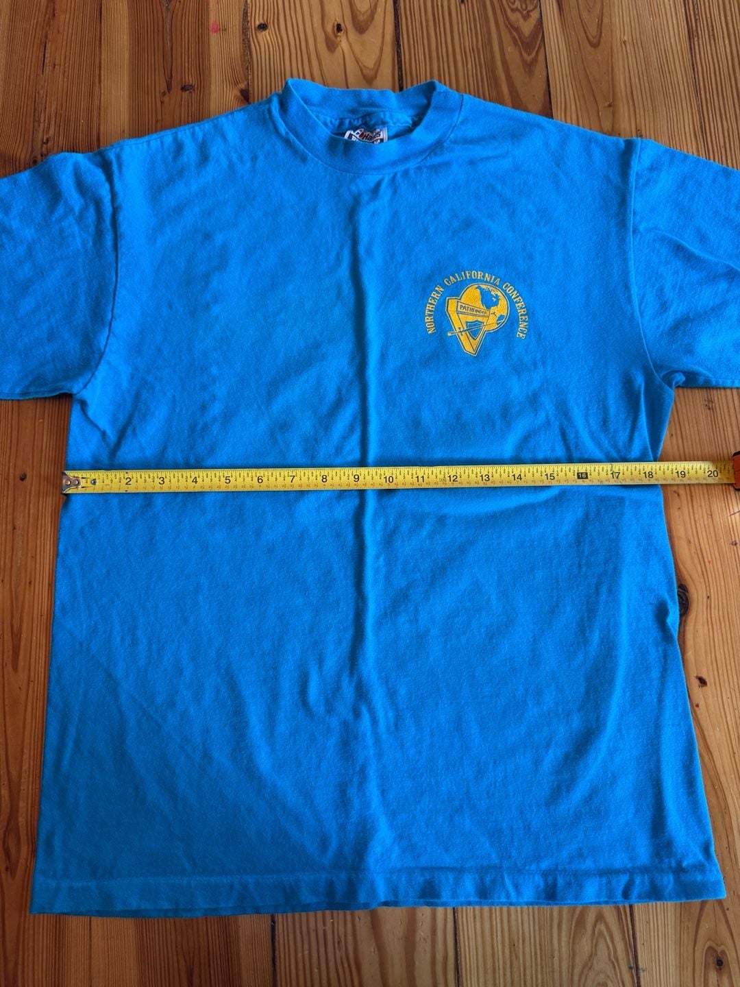 Hanes Beefy-T Northern California Conference T-Shirt Size M Blue 7
