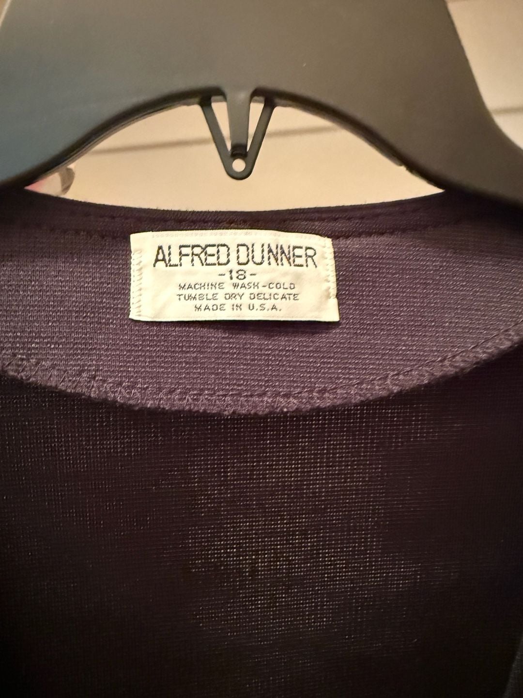 Alfred Dunner Vest Size 18 Black Gold Buttons 5