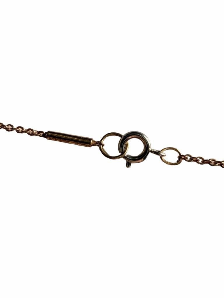 Unbranded Rose Gold Tone Rhinestone Ring Pendant Necklace 5