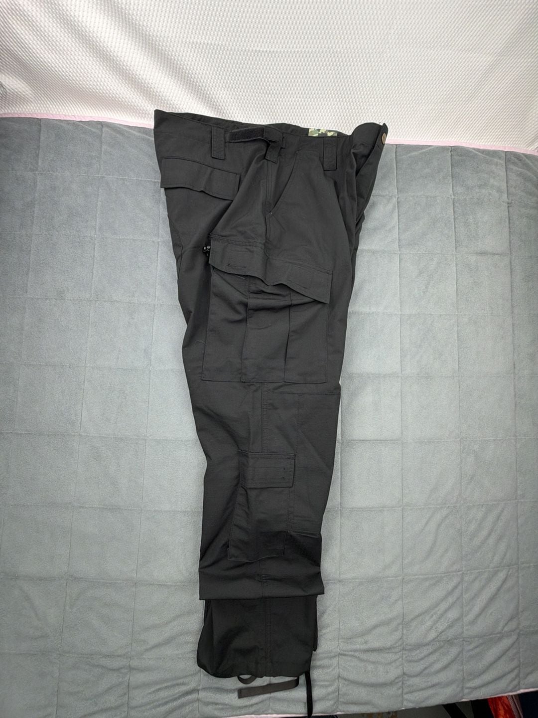 CQR Tactical Pants Size L Regular Black Cargo Work Uniform NWT 4