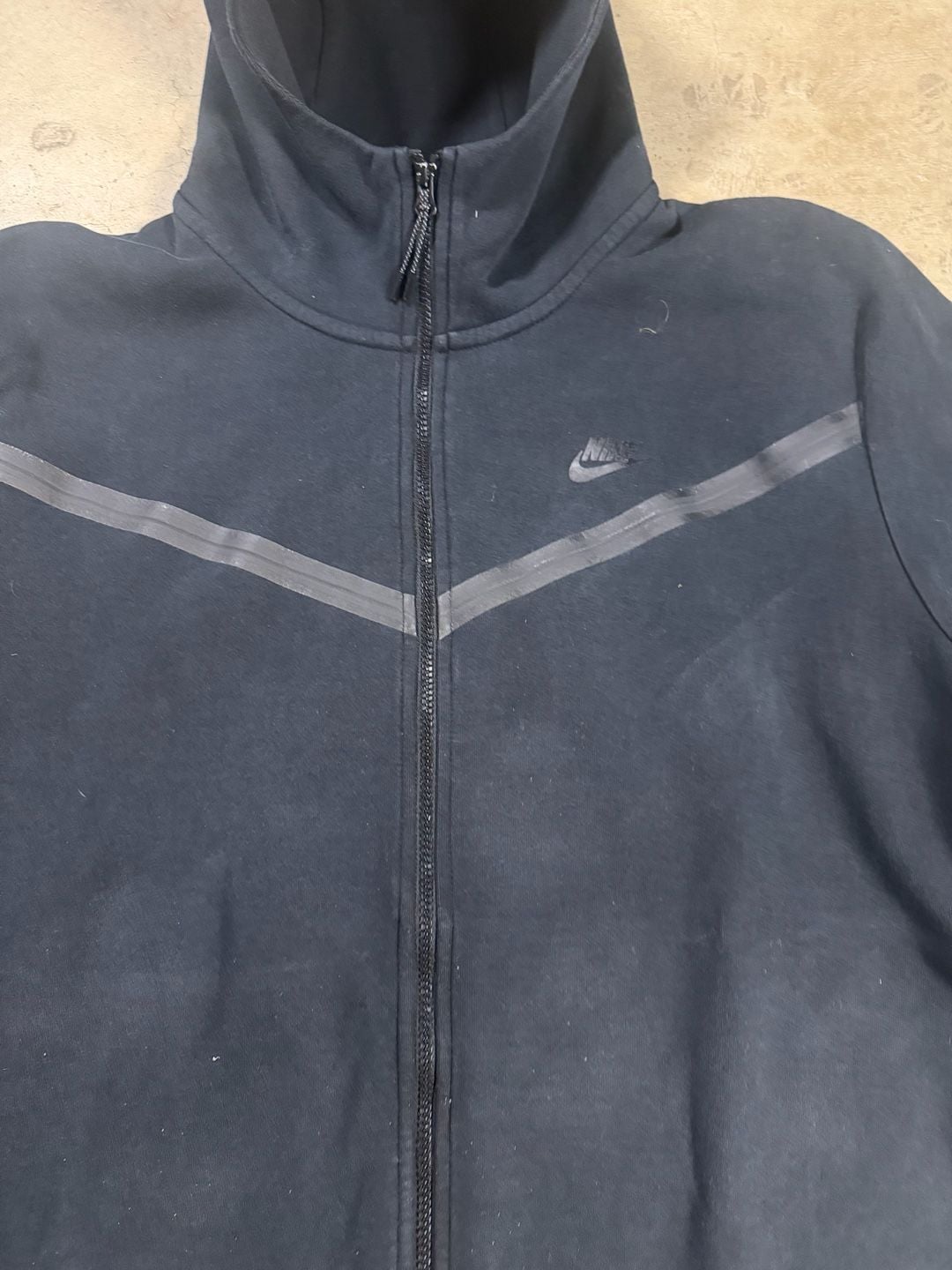 Nike Tech Fleece Full-Zip Hoodie Size XXL Black Jacket 3