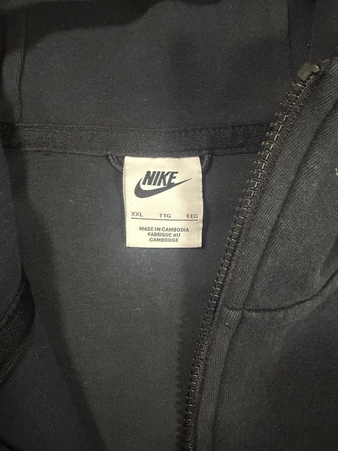 Nike Tech Fleece Full-Zip Hoodie Size XXL Black Jacket 4