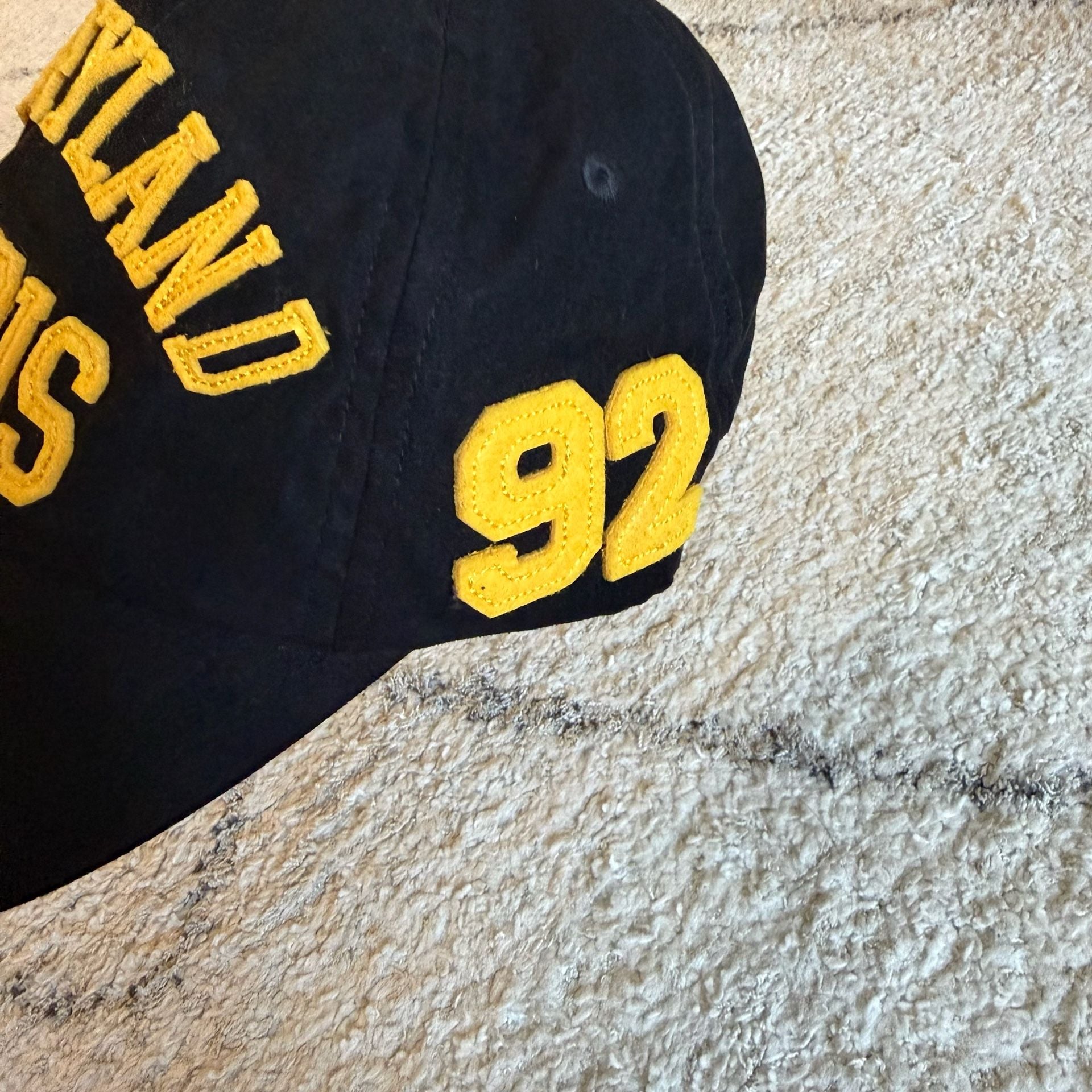 Disney Disneyland Paris 92 Black And Yellow Baseball Cap 4