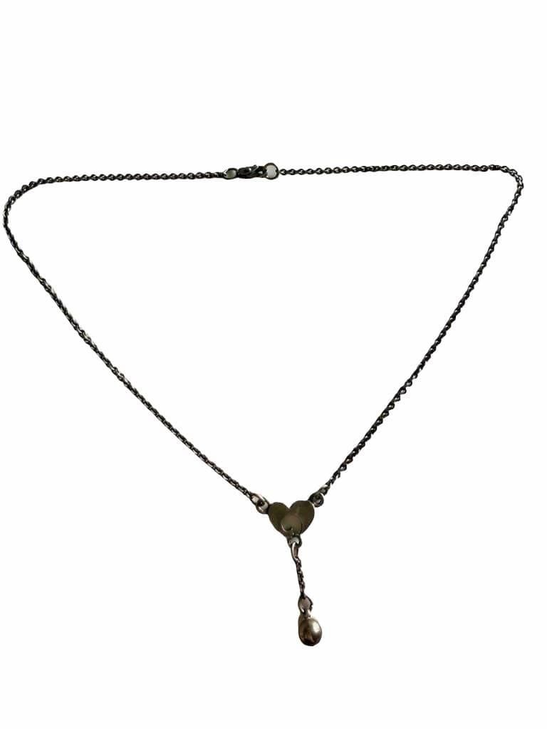 Unbranded Silver-Tone Metal Heart Pendant Necklace 2