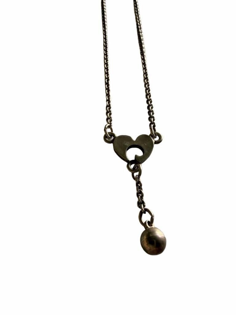 Unbranded Silver-Tone Metal Heart Pendant Necklace 5