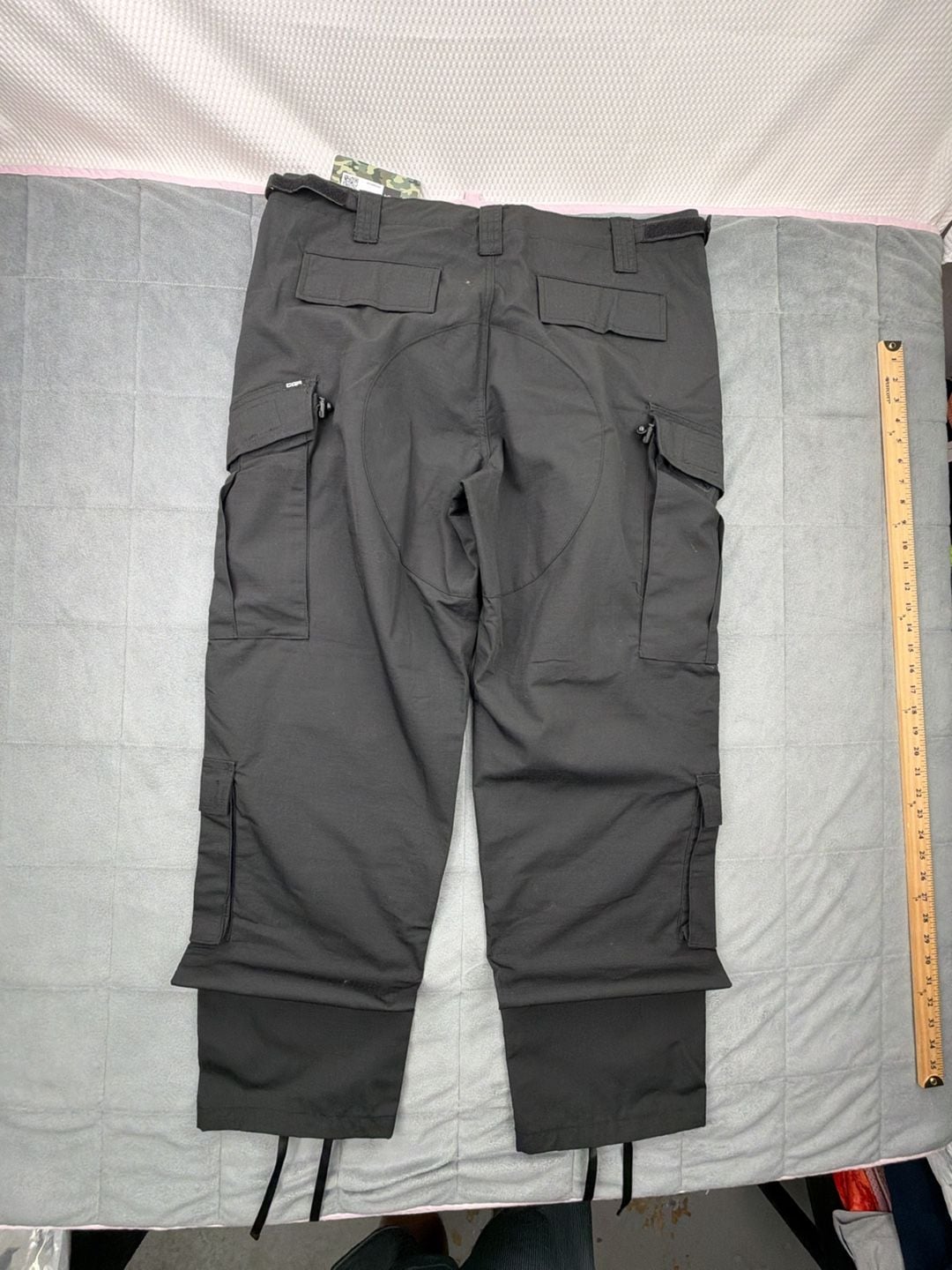 CQR Tactical Pants Size L Regular Black Cargo Work Uniform NWT 3