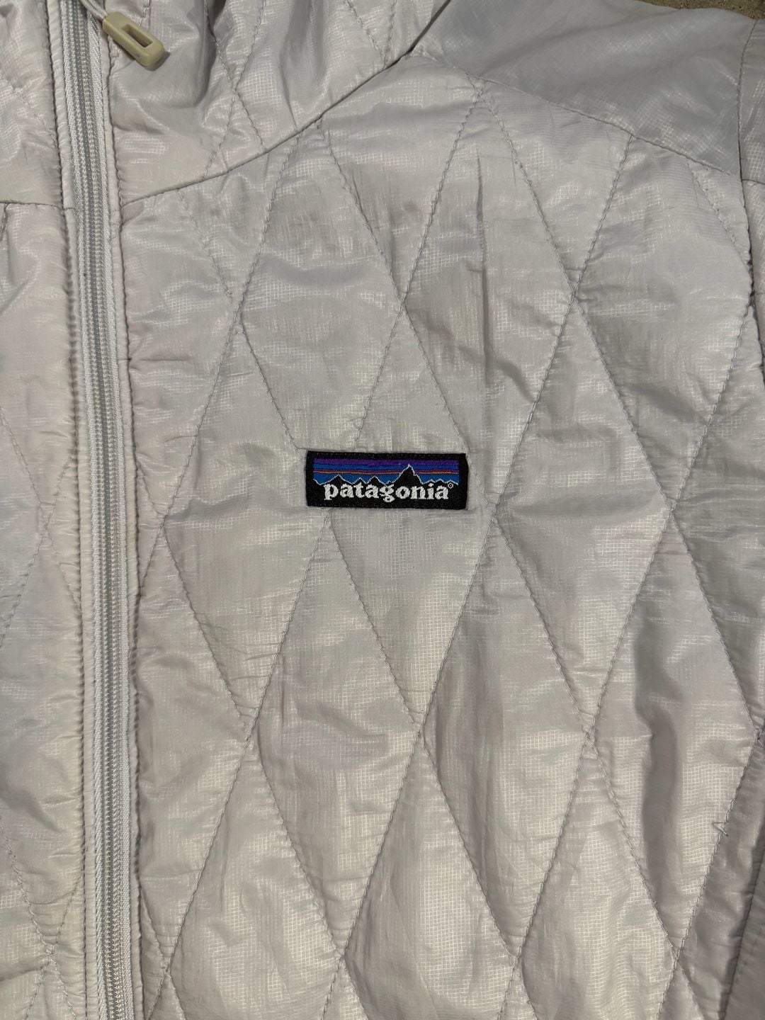 Patagonia Nano Puff Hoody Size L Gray Purple Quilted Jacket - women’s 3