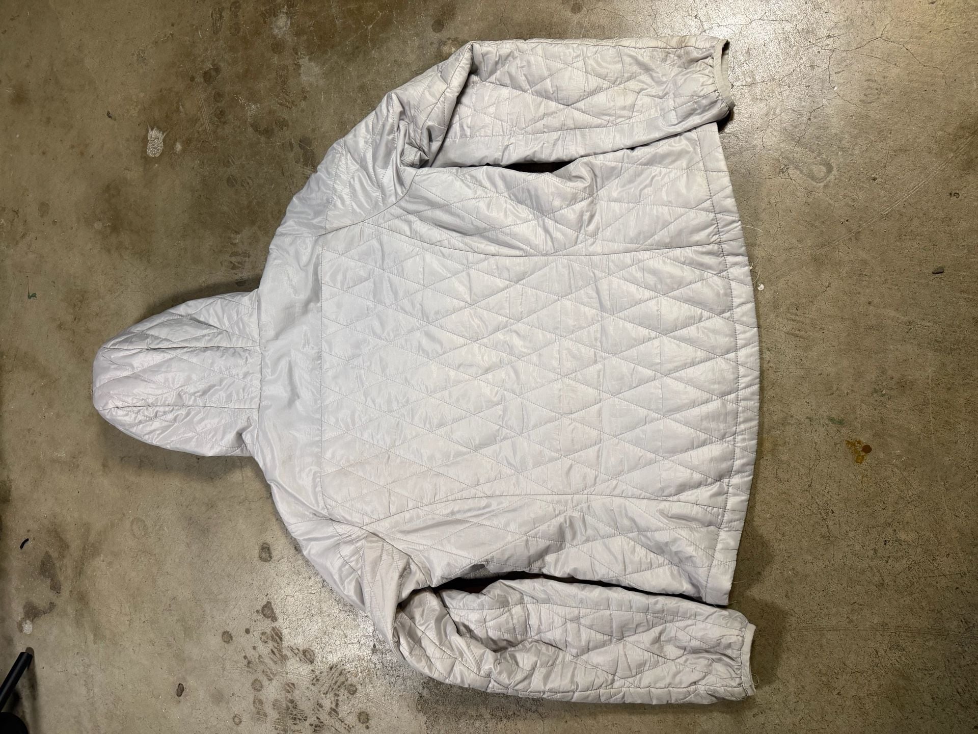 Patagonia Nano Puff Hoody Size L Gray Purple Quilted Jacket - women’s 7