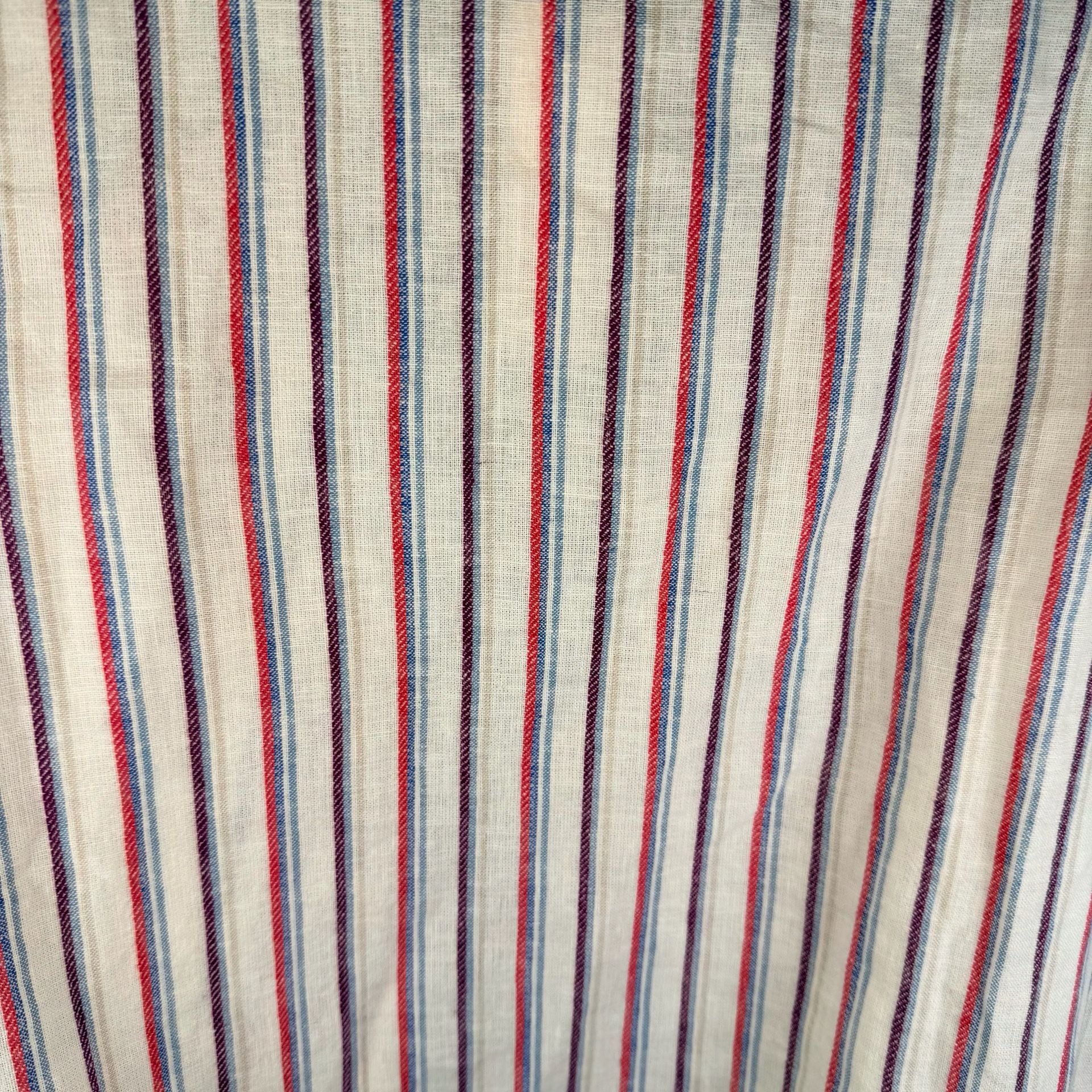 Dolan Anna Double-Breasted Striped Linen Blazer Size S 8
