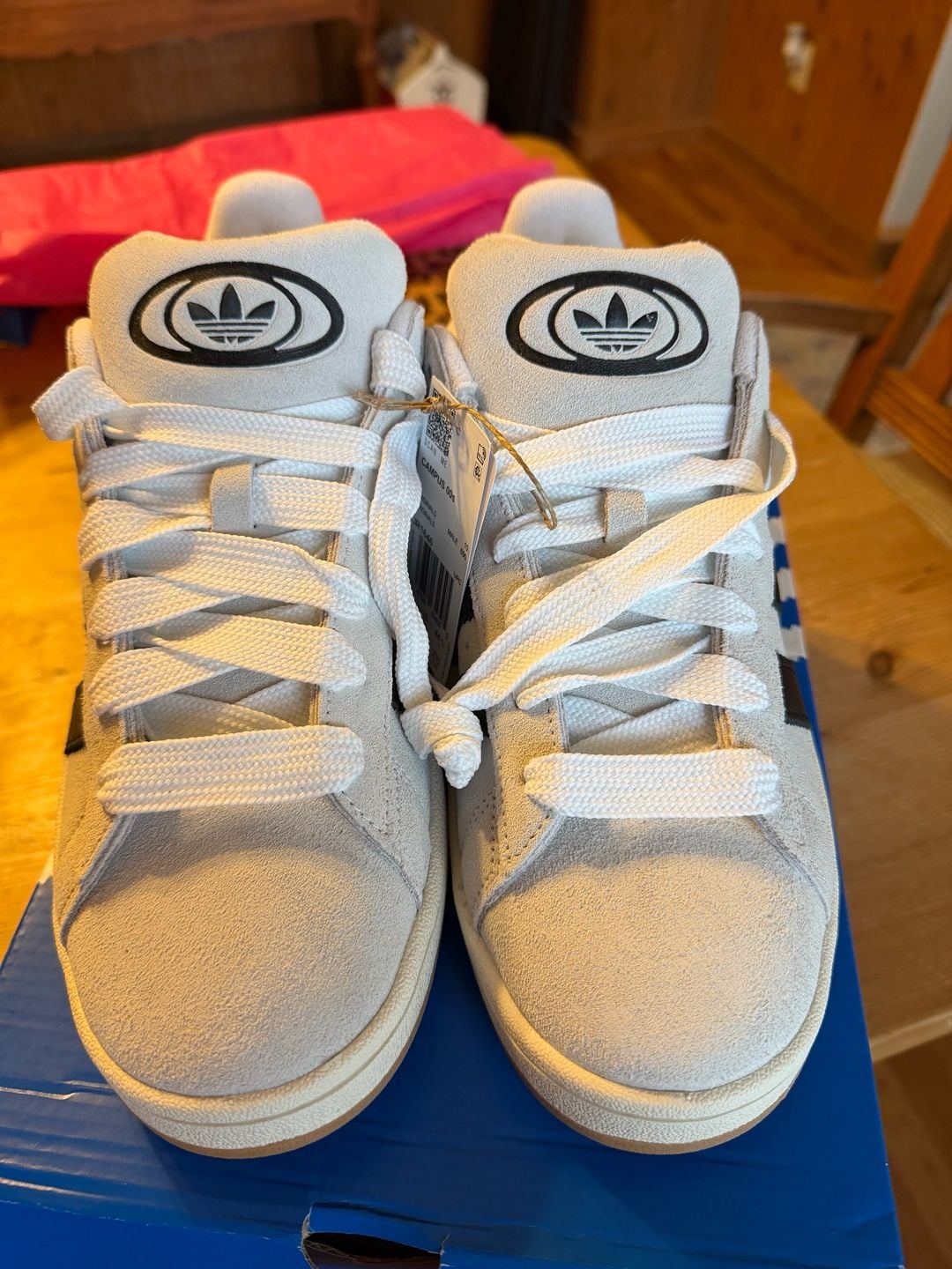 Adidas Campus 00s Size 10.5 Crystal White Black 4
