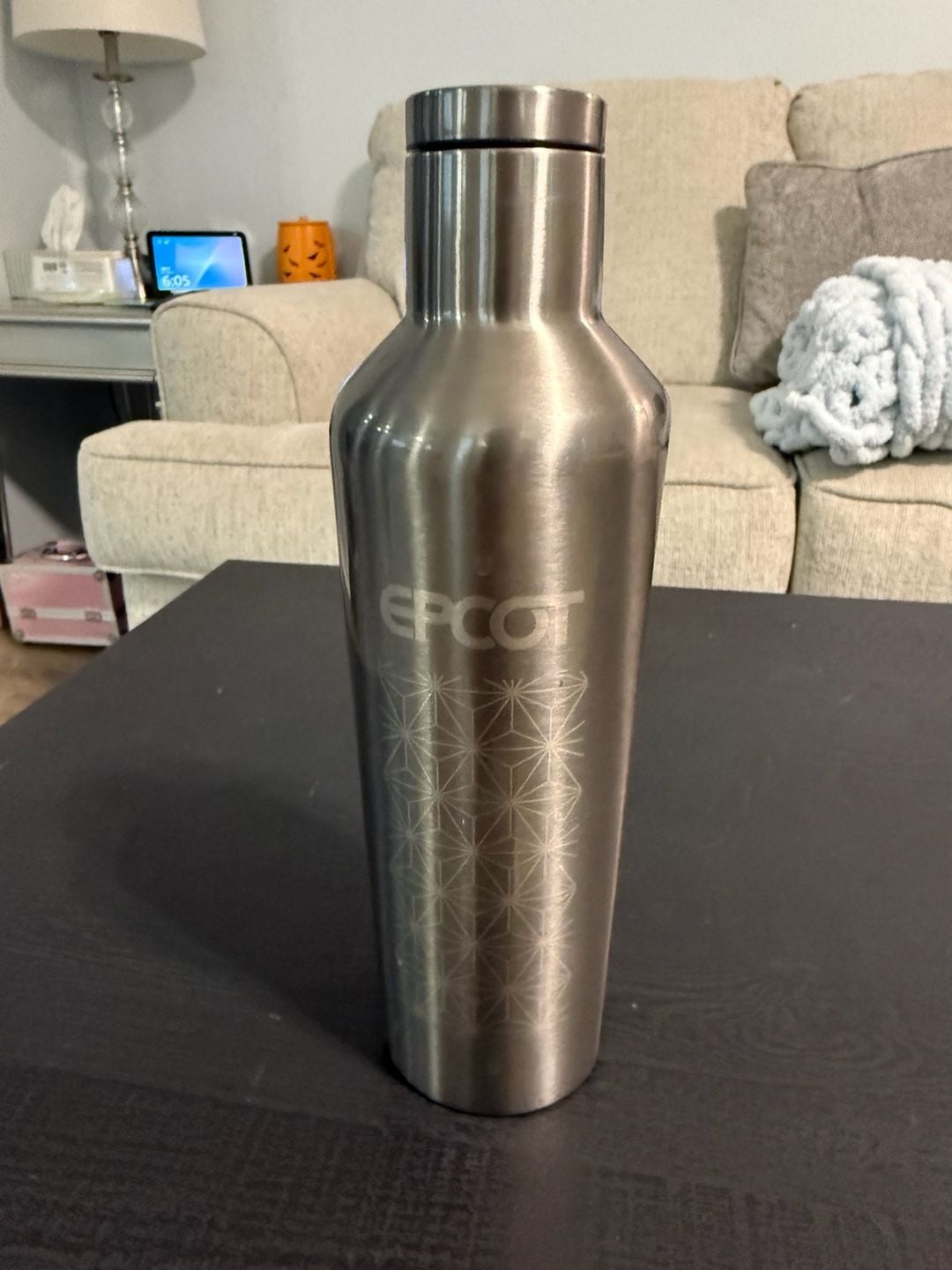 Corkcicle EPCOT Lights Collection Disney Insulated Bottle Spaceship Earth 1