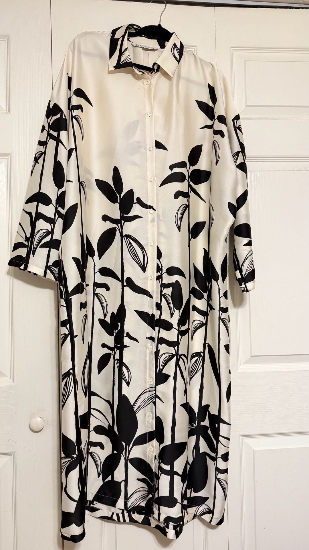 Zara Printed Oversized Dress Size L 3