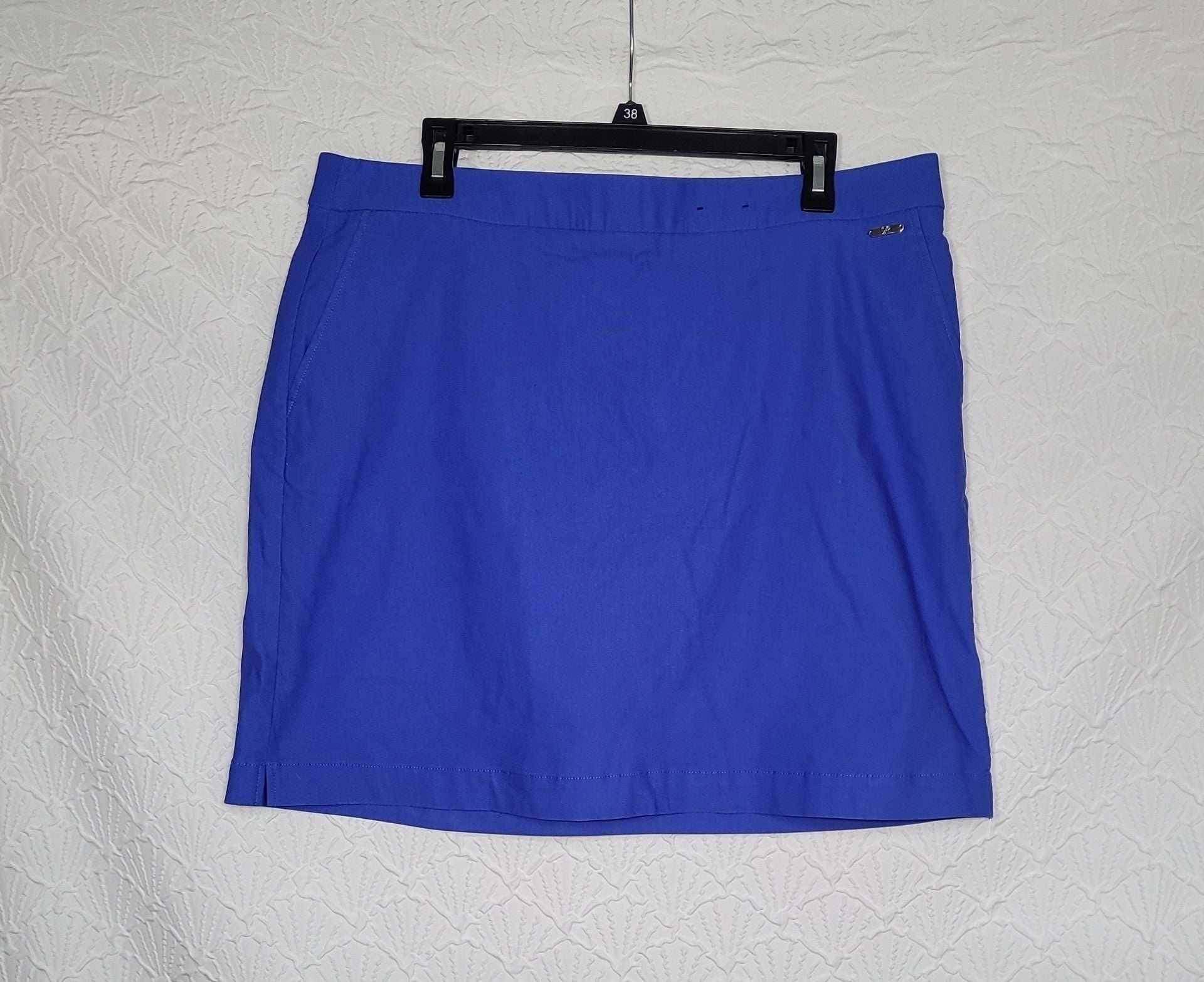 Rafaella Golf Skort Size XXL Blue Pull On Athletic Skirt Built In Shorts 2