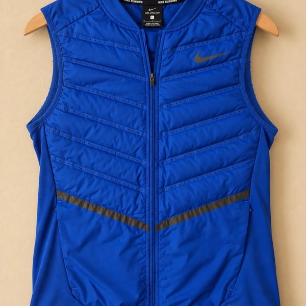 Nike AeroLayer Running Vest Size L Blue Men’s 