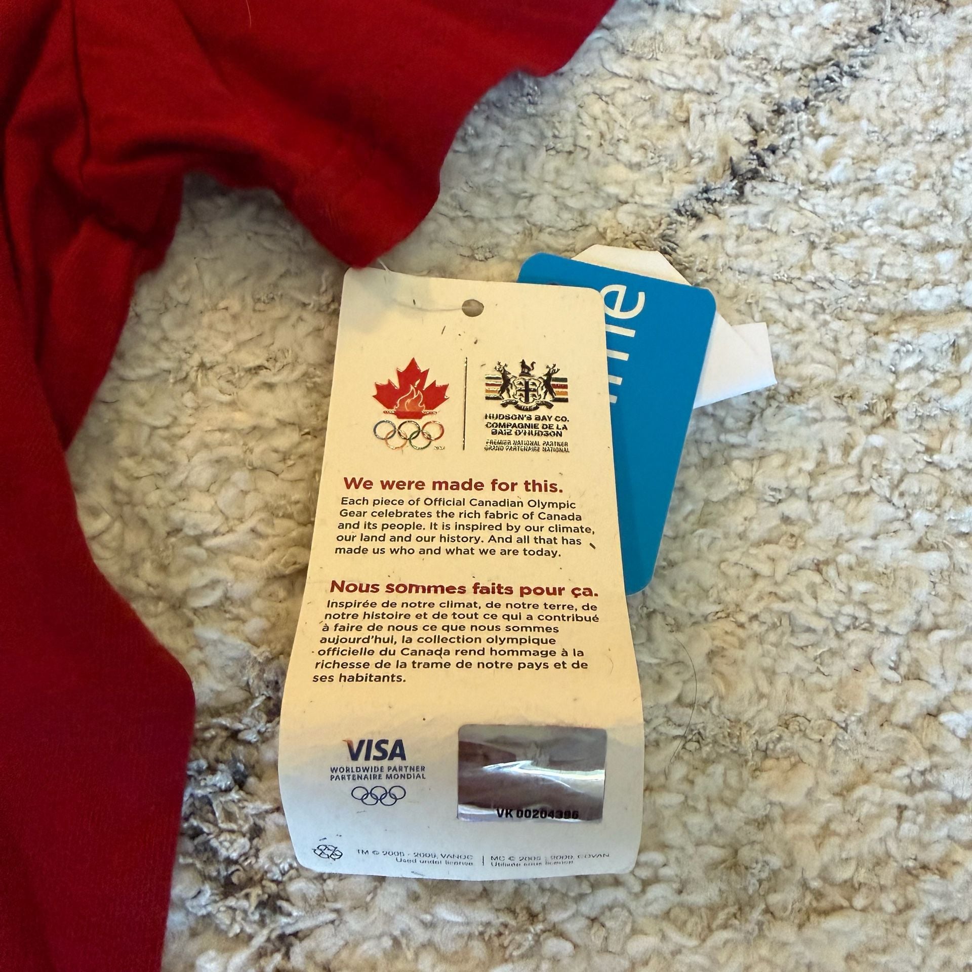 Hudson's Bay Co. Vancouver 2010 Winter Olympics T-Shirt 2XL Red 4