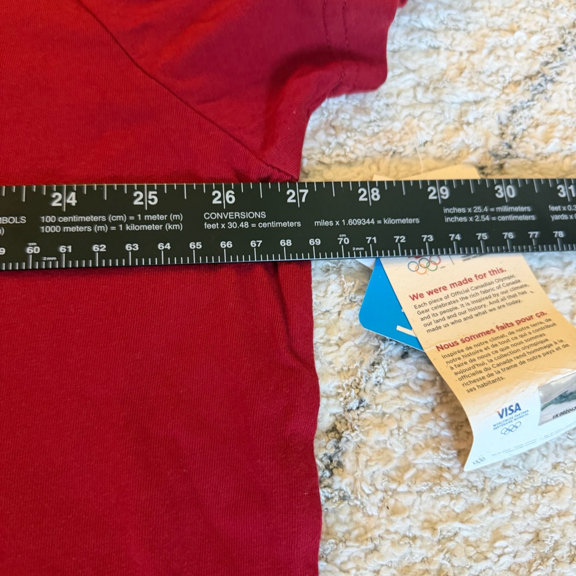 Hudson's Bay Co. Vancouver 2010 Winter Olympics T-Shirt 2XL Red 8