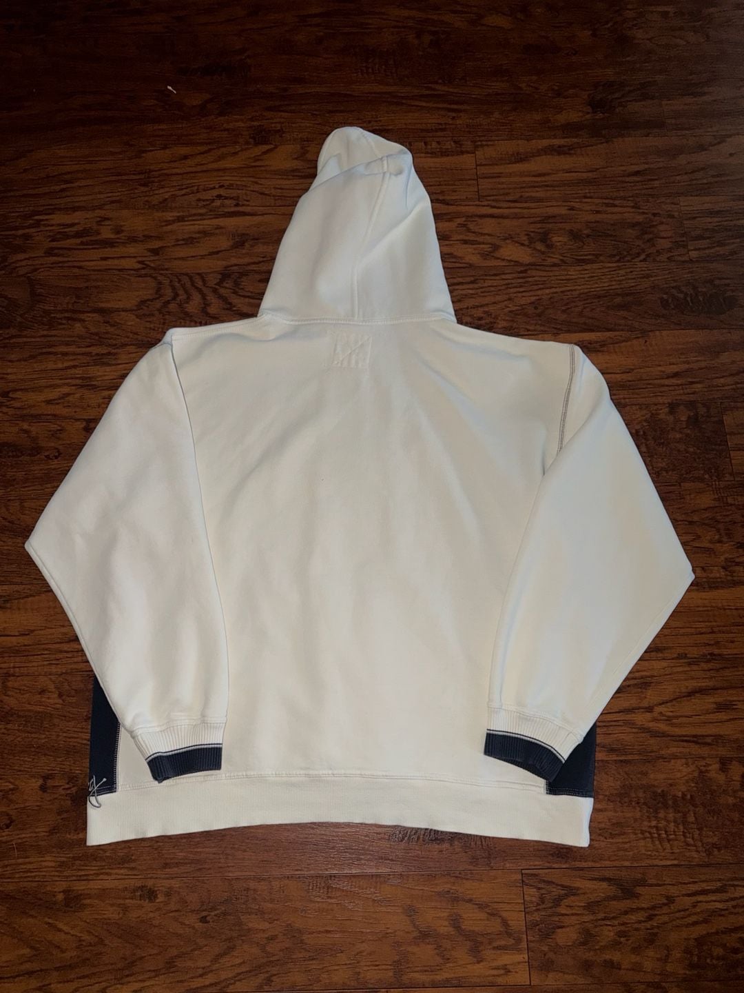 Billabong Vintage Y2K Embroidered Logo Pullover Hoodie White 7