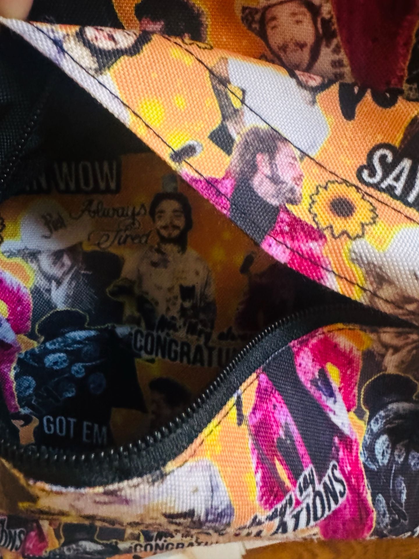 Post Malone Backpack All Over Print Congratulations Sunflower 4