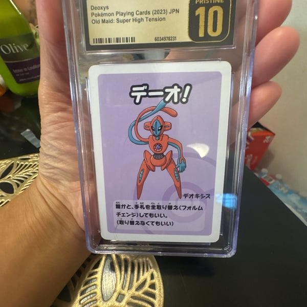 Pokemon Deoxys Old Maid Super High Tension CGC 10 Pristine