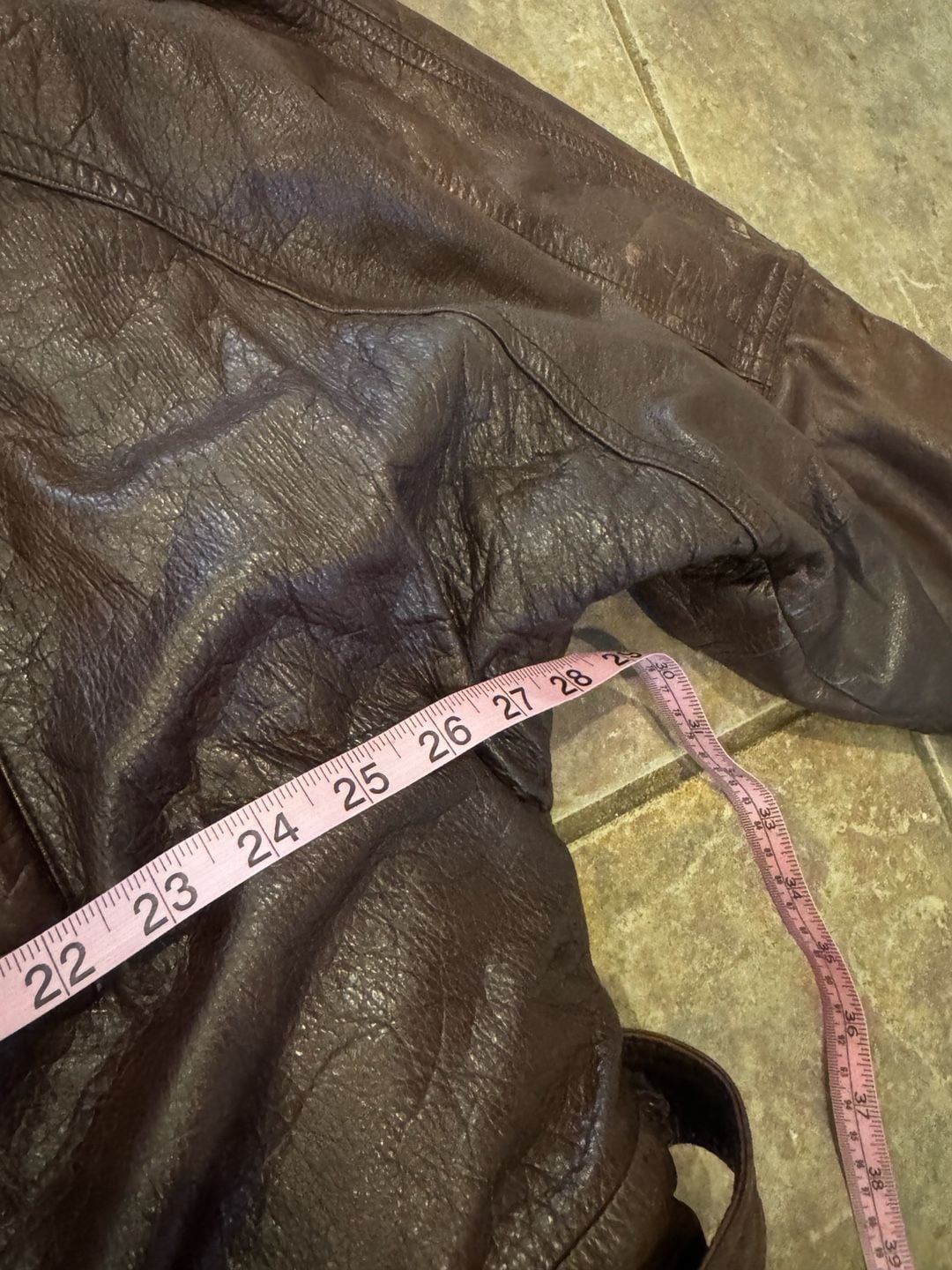 Vintage Wilsons Leather Jacket Size L Brown Thinsulate Belted Leather Coat 4