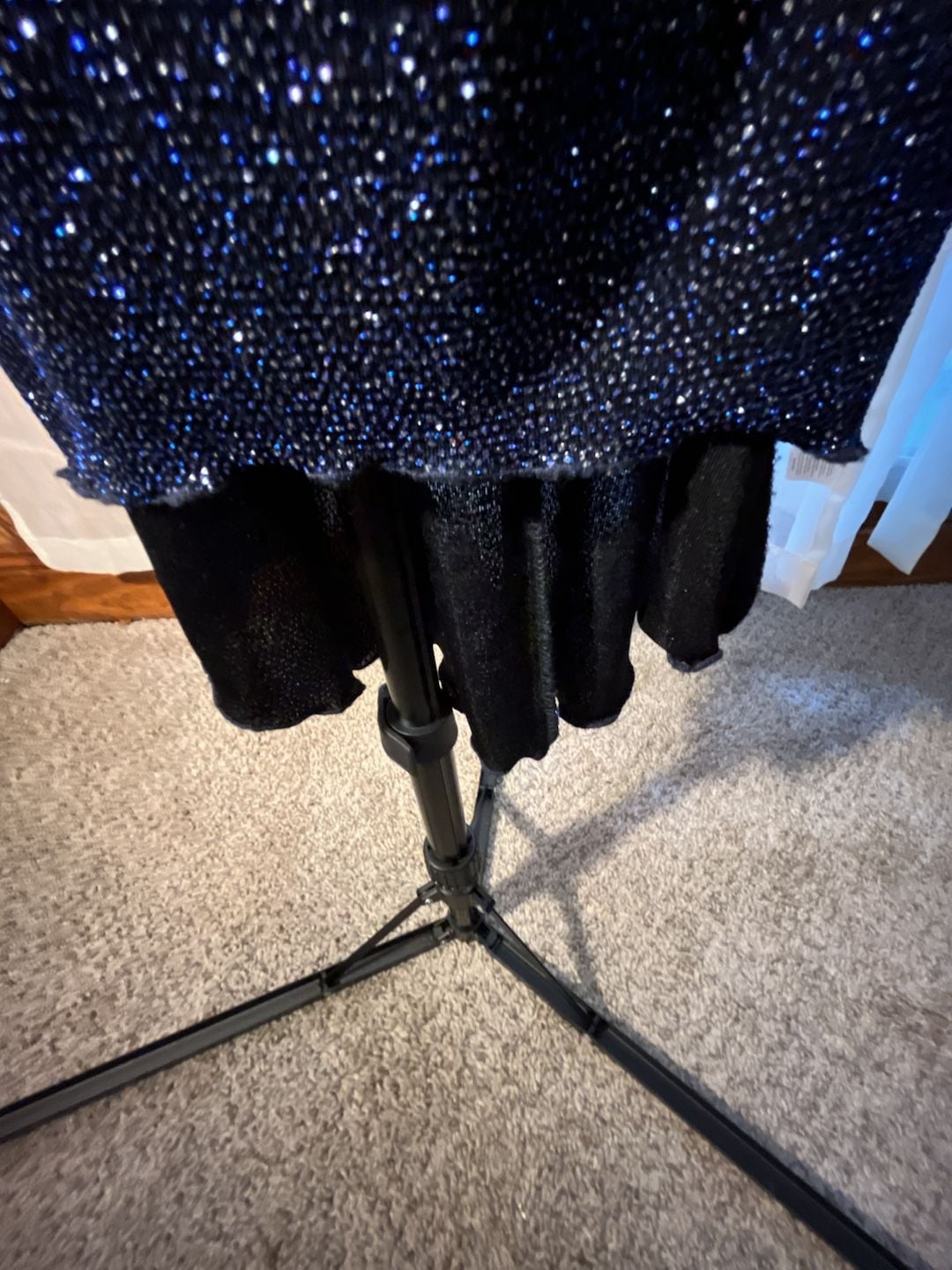 City Triangles Glitter Dress Black Whimsigoth Y2K 15