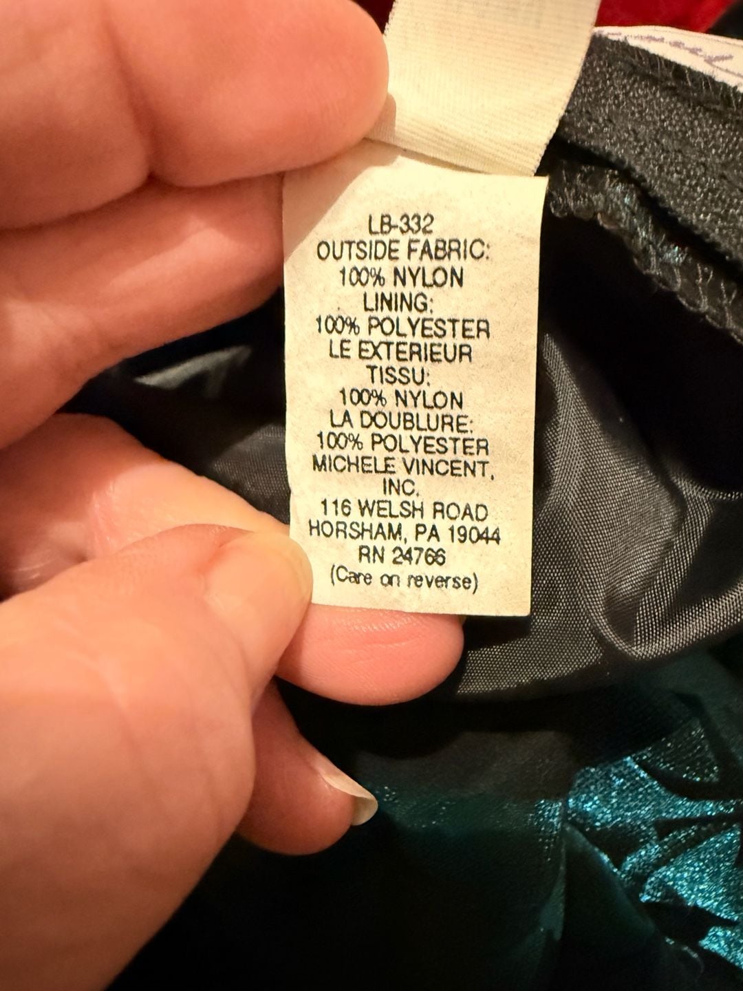 Michele Vincent Velvet Mini Dress Size 7/8 Black Teal Floral Prom Fairy Goth 9