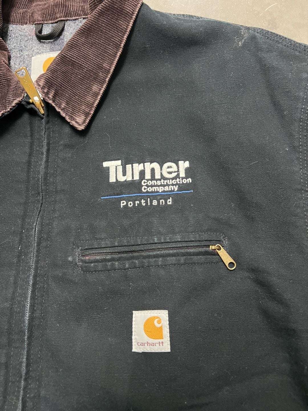 Carhartt Detroit Jacket Black Turner Construction Portland 4