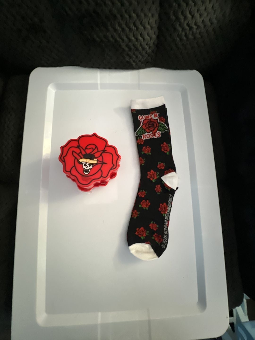 Culturefly Guns N Roses Crew Socks Rose Case 2