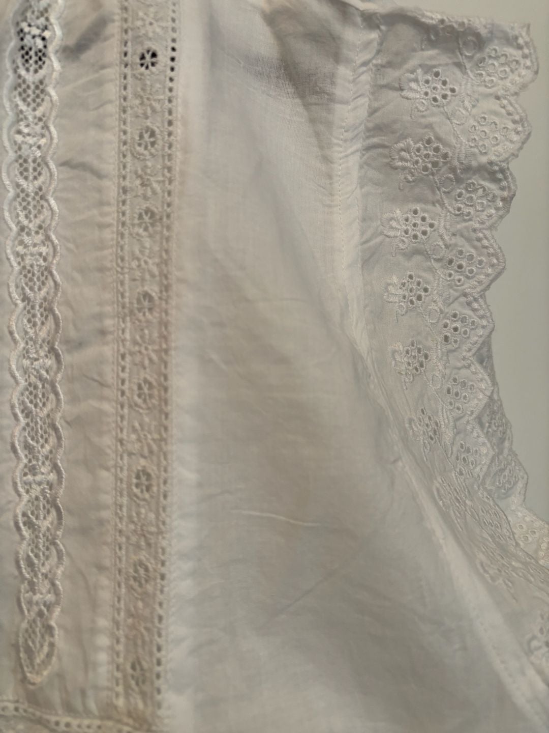 Victorian Classics Nightgown Size 3X White Cotton Lace 4